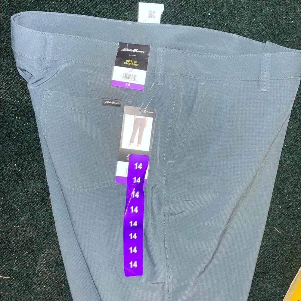 Gray Drawstring Pants - Picture 2 of 3